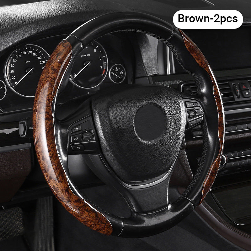 Universal non-slip car steering wheel cover