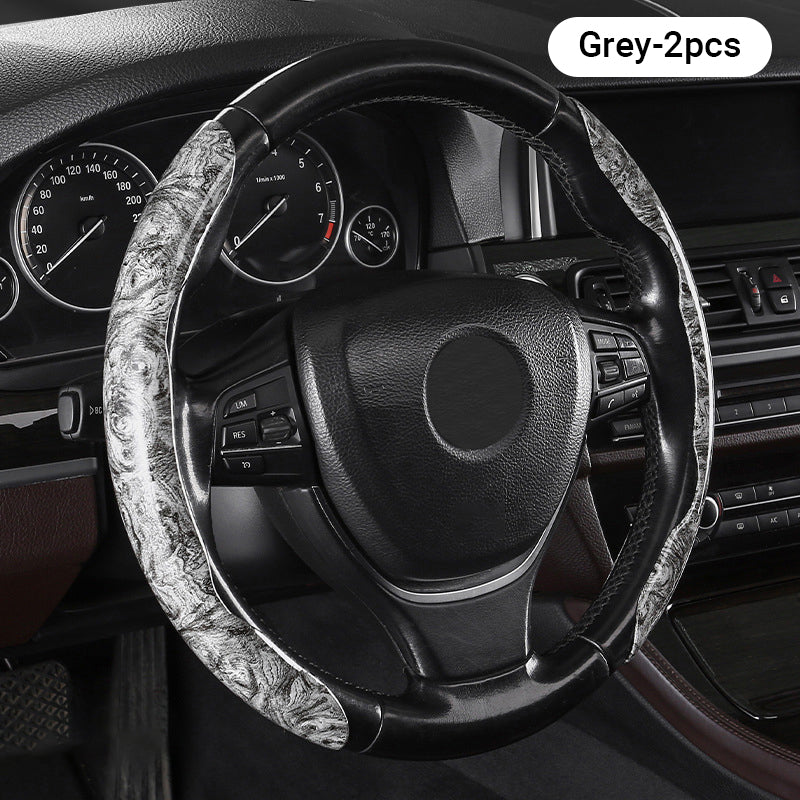 Universal non-slip car steering wheel cover
