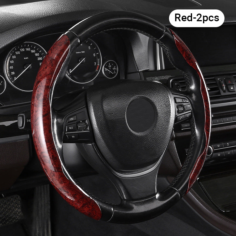 Universal non-slip car steering wheel cover