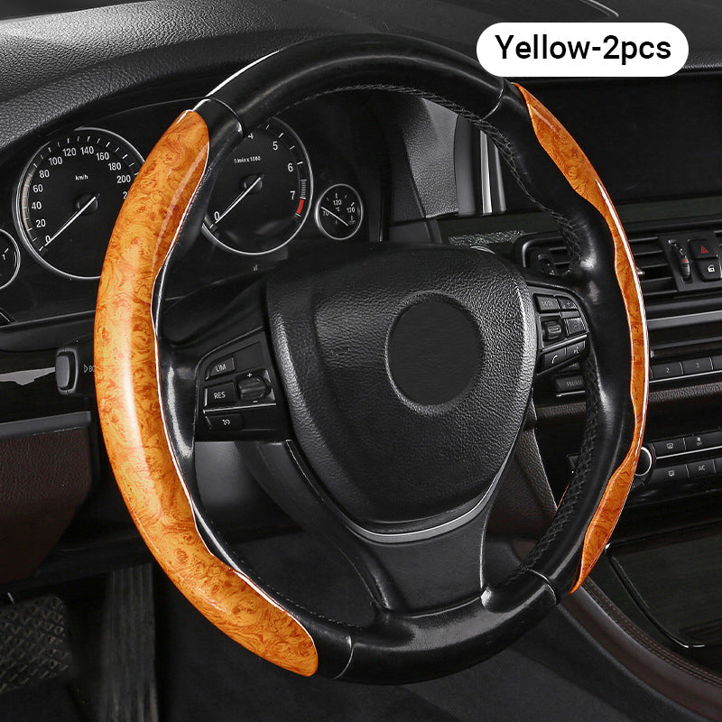 Universal non-slip car steering wheel cover